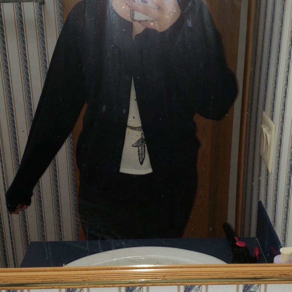 Dark navy blue cardigan